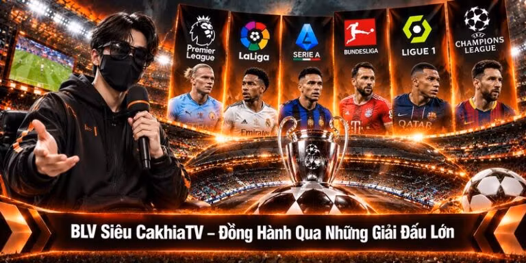 BLV Siêu CakhiaTV – Đồng Hành Qua Những Giải Đấu Lớn